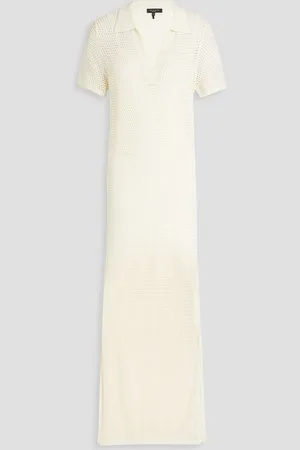 RAG&BONE Leah open-knit maxi dress - White