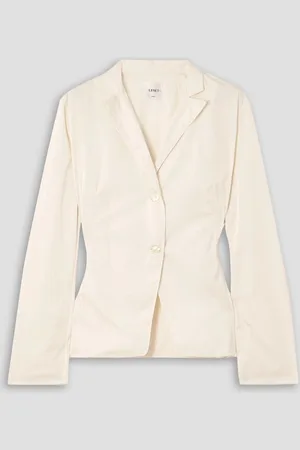 Leset Suki taffeta blazer - White