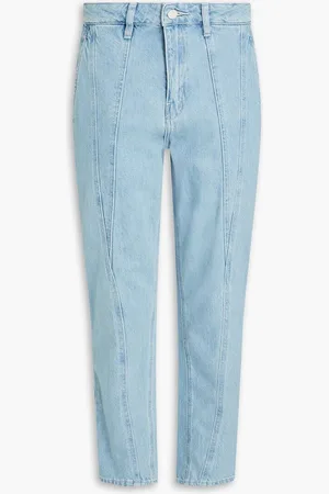 Frame Le Mec high-rise slim-leg jeans - Blue