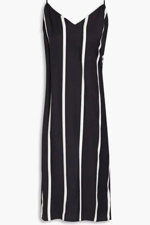 Equipment Aita striped velour dress