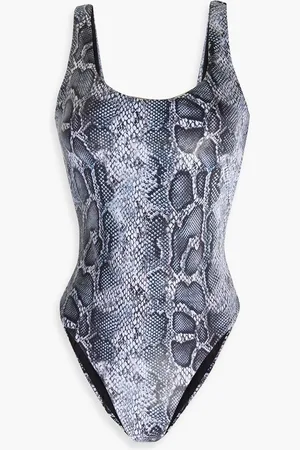 ONIA Kelly snake-print swimsuit