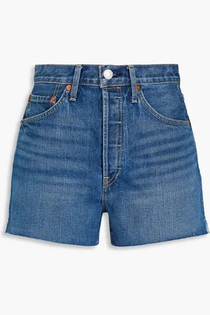 RE/DONE 50s denim shorts - Blue