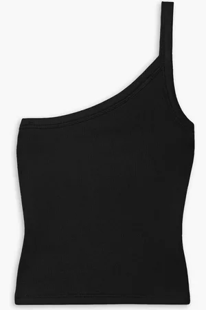 ATM Anthony Thomas Melillo One-shoulder ribbed stretch-modal jersey tank