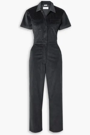 Rivet Utility Worker cotton-blend corduroy jumpsuit - Gray