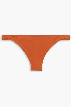 Fisch Corossol ruched bikini briefs - Red
