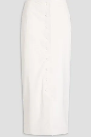 Acne Studios Leather maxi skirt