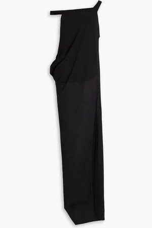 J.W.Anderson One-shoulder draped cotton-blend maxi dress