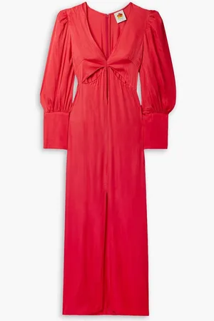 Farm Rio Cutout LENZING™ ECOVERO™ sateen maxi dress