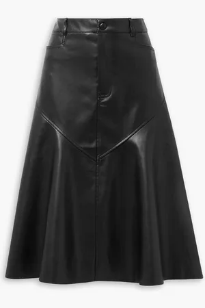 Proenza Schouler Jesse faux leather midi skirt