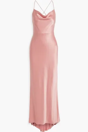 ALICE+OLIVIA Alice Olivia - Montana satin-crepe gown - Pink