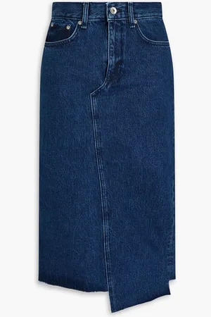 RAG&BONE Sukato denim midi skirt - Blue