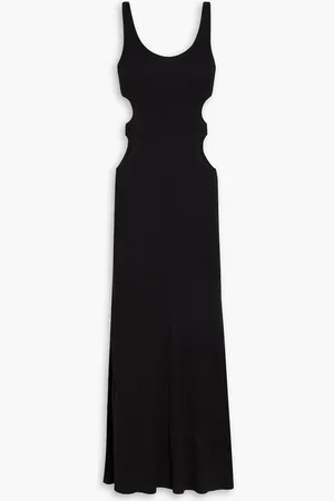 Chloé Cutout crinkled silk-blend maxi dress