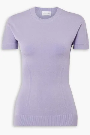 AZ FACTORY MyBody stretch-knit top - Purple