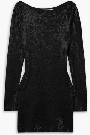 Alexander Wang Crystal-embellished jersey mini dress