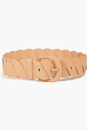 ZIMMERMANN Twisted leather belt - Neutral