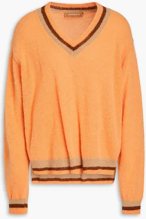 REJINA PYO Hadley striped alpaca-blend sweater