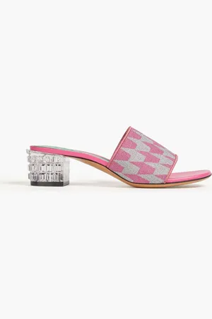Marni Lamé-jacquard mules