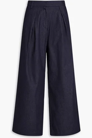 CO Tton wide-leg pants - Blue