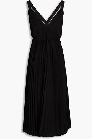 Proenza Schouler Plissé georgette midi dress