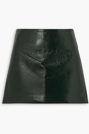 Proenza Schouler Vinyl mini skirt - Green