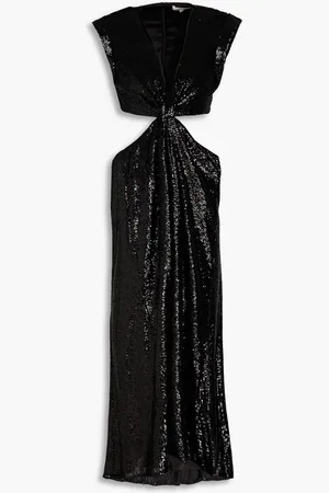 A.L.C. Alexis cutout sequined tulle midi dress