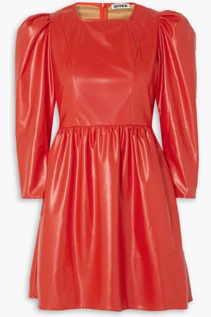 BATSHEVA Vinyl mini dress