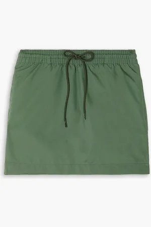 WARDROBE.NYC Utility shell mini skirt - Green