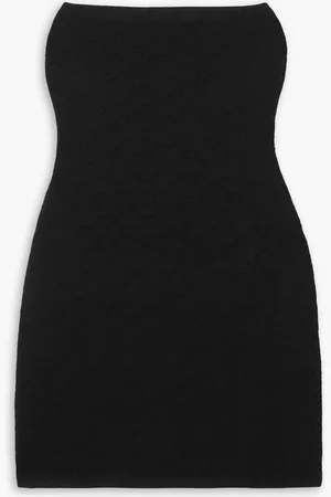 Alexander Wang Strapless jacquard-knit mini dress