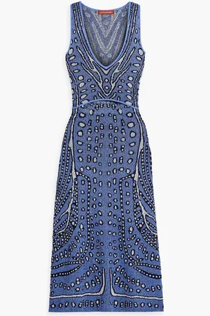 Altuzarra Cutout jacquard-knit midi dress