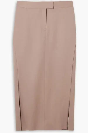 The Attico Wool midi skirt - Pink