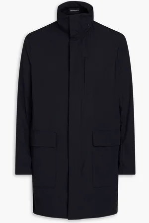 Emporio Armani Shell raincoat - Blue