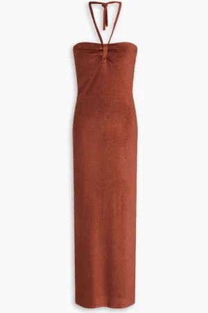 Giuliva Heritage Collection Leda modal-blend terry halterneck midi dress
