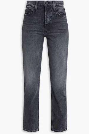 Mother Tomcat high-rise straight-leg jeans