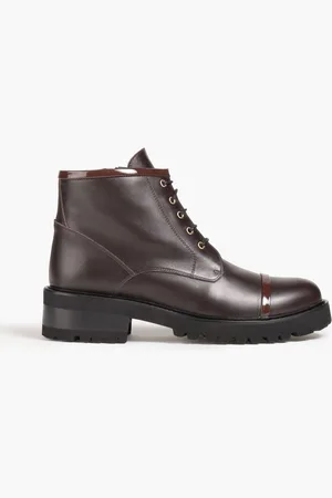 MALONE SOULIERS Bell leather combat boots - Brown