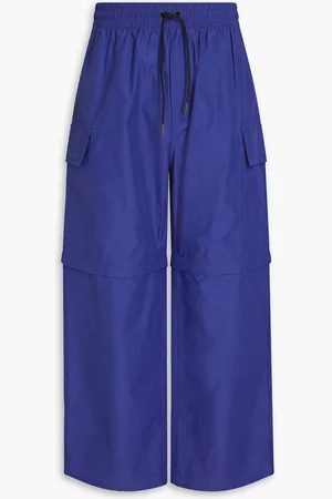 Maison Kitsuné Cotton-blend cargo pants - Blue