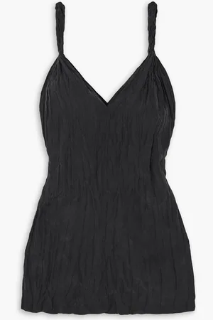Totême Twisted crinkled-silk camisole