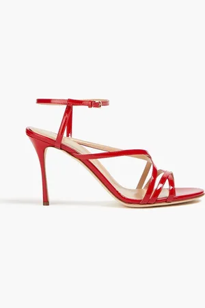 Sergio Rossi Bon Ton patent-leather sandals
