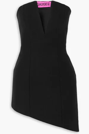 GAUGE81 Asan strapless wool-blend crepe mini dress