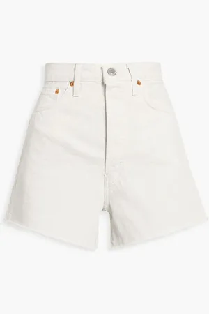 RE/DONE Denim shorts - White