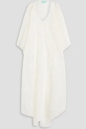 Melissa Odabash Nicki cotton-blend corded lace kaftan