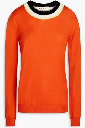Marni Color-block wool sweater