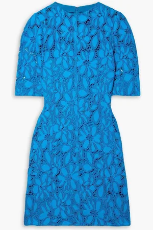 Proenza Schouler Corded lace mini dress - Blue