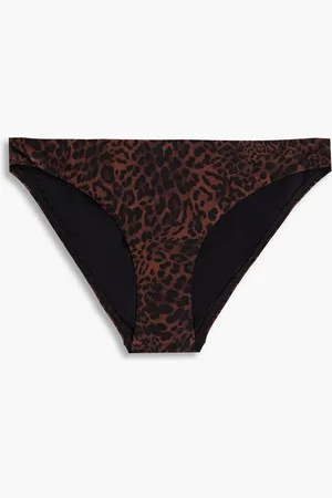 JETS Leopard-print low-rise bikini briefs