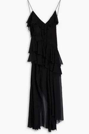 RONNY KOBO Alva ruffle-trimmed chiffon maxi dress