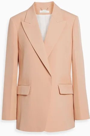 Chloé Silk-crepe blazer - Orange
