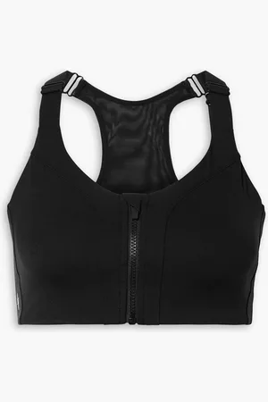 All Access Mesh-trimmed stretch sports bra