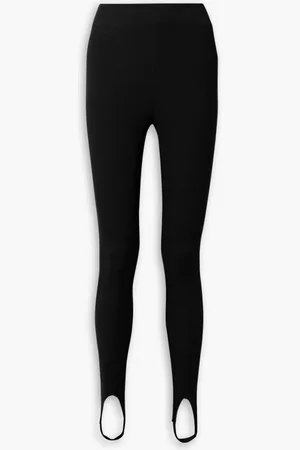 SKIN Issa ribbed Pima cotton-jersey stirrup leggings