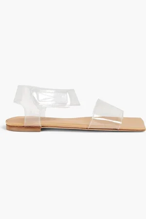 A.W.A.K.E. MODE Riley vinyl sandals - White