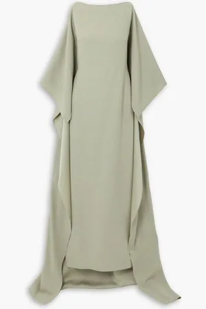 ‎Taller Marmo‎ Leggera cape-effect crepe gown - Green