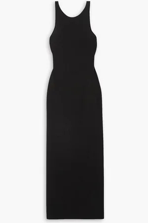 Gauchere Cutout ribbed stretch-cotton maxi dress - Neutral